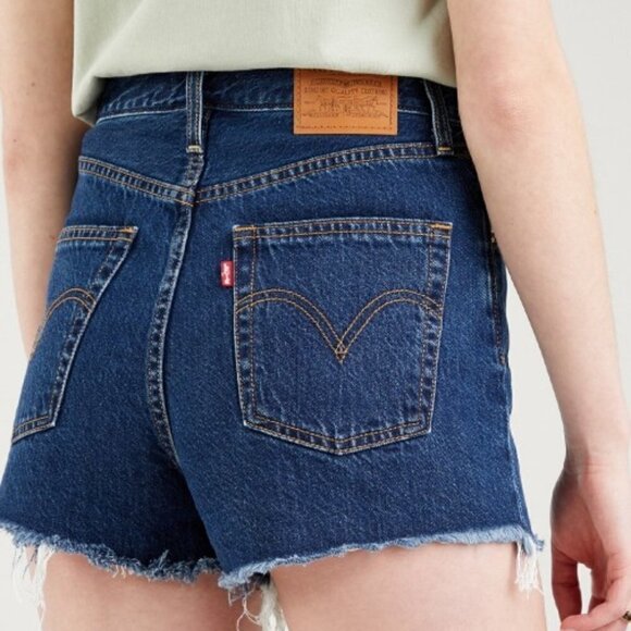 Unworn Sample - Levi's Ribcage Shorts in Noe Dark Mineral - Picture 3 of 14